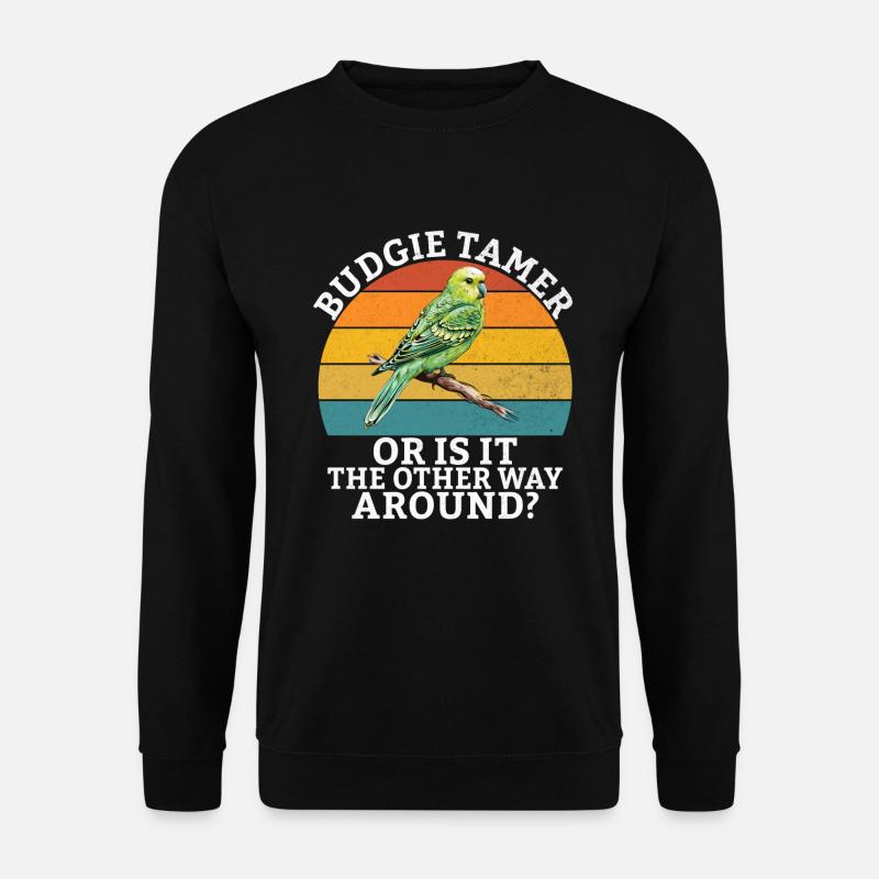 Budgie Gift - Unisex Pullover - Schwarz