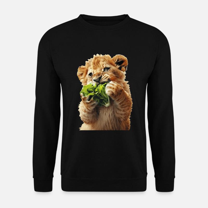 Löwe - Unisex Pullover - Schwarz