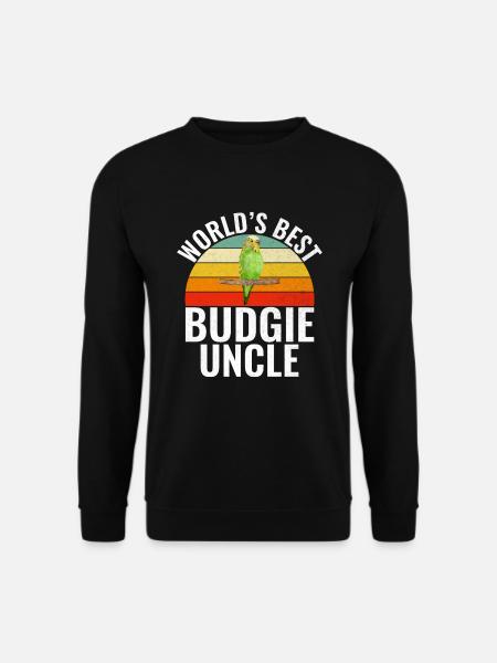 Budgie Gift - Unisex Sweatshirt - black