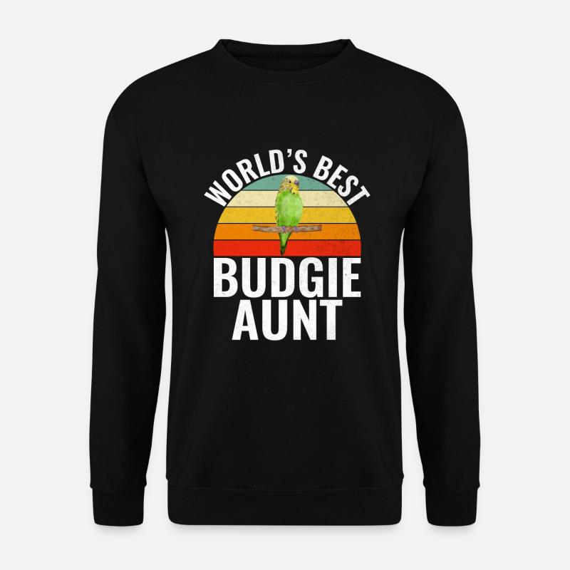 Budgie Gift - Unisex Sweatshirt - black