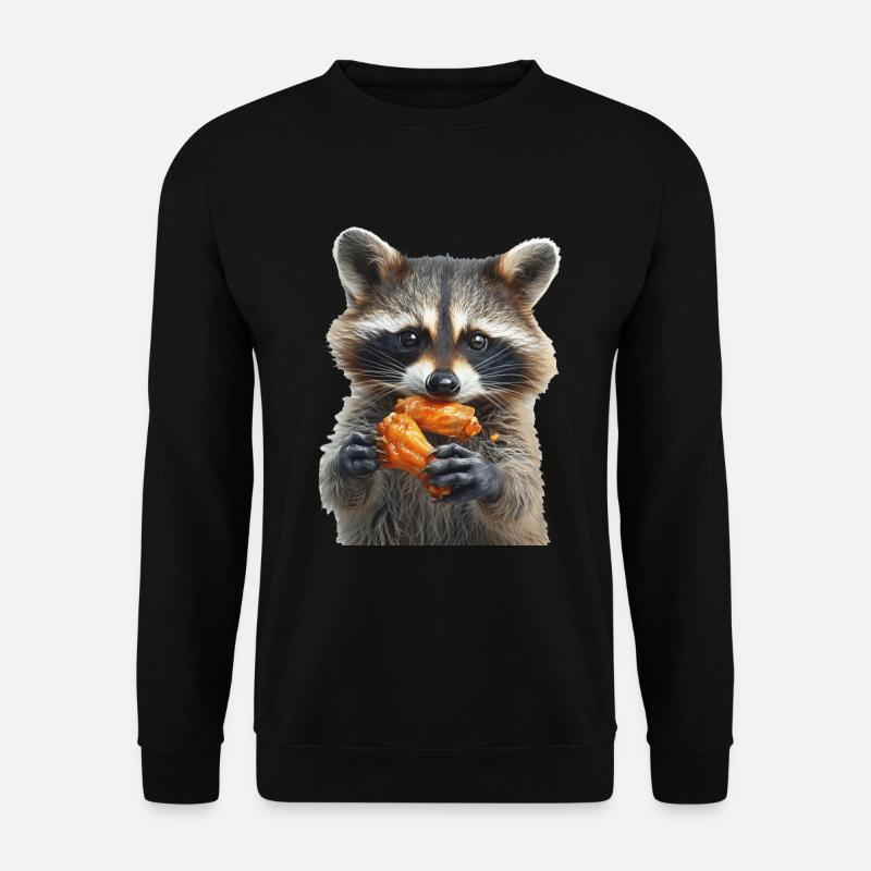 Raccoon - Unisex Sweatshirt - black