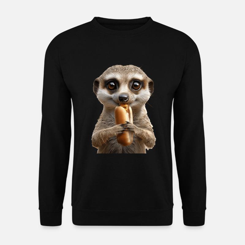 Erdmännchen - Unisex Pullover - Schwarz