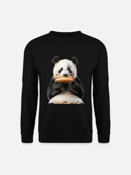 Panda - Unisex Sweatshirt - black