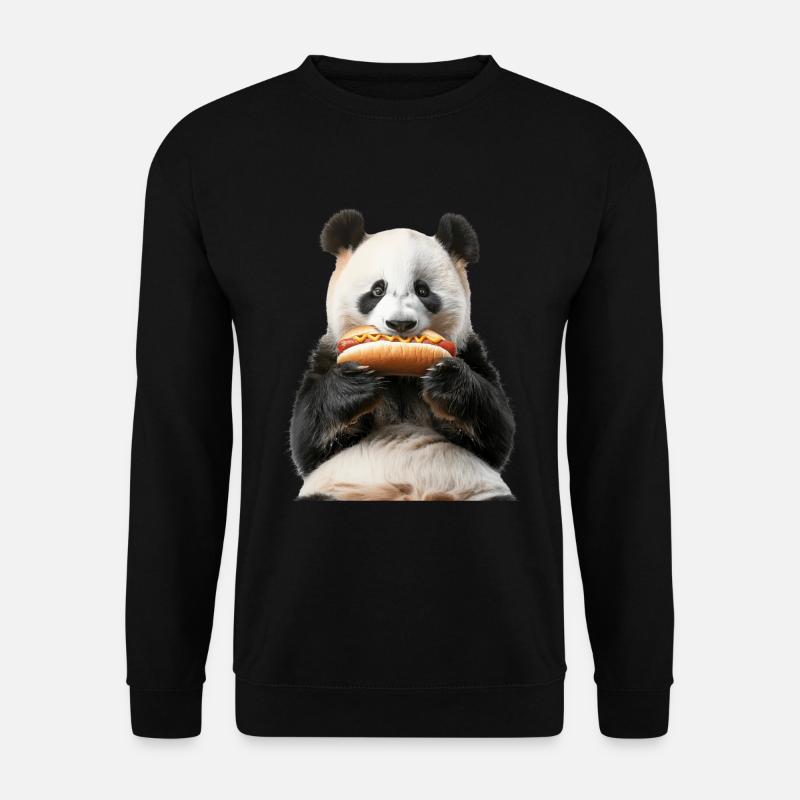 Panda - Unisex Sweatshirt - black