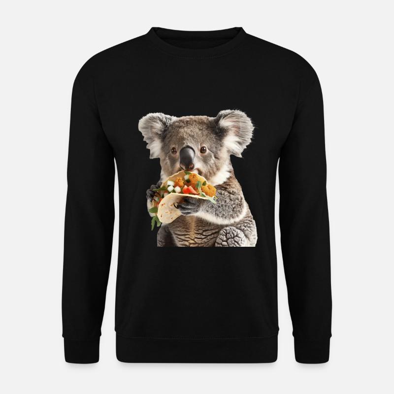 Koala - Unisex Pullover - Schwarz