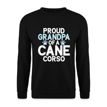 Cane Corso Gifts - Unisex Sweatshirt - black - Front - Alina (178cm) & Michal (187cm)