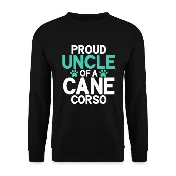 Cane Corso Gifts - Unisex Sweatshirt - black - Front - Alina (178cm) & Michal (187cm)