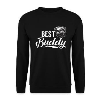 Cane Corso Gifts - Unisex Sweatshirt - black - Front - Alina (178cm) & Michal (187cm)