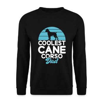 Cane Corso Gifts - Unisex Sweatshirt - black - Front - Alina (178cm) & Michal (187cm)