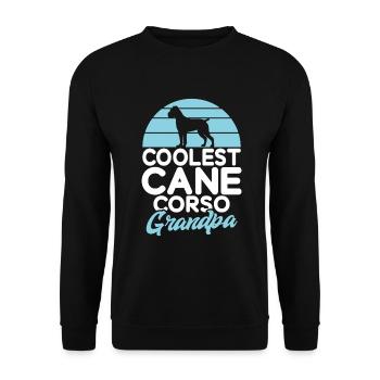 Cane Corso Gifts - Unisex Sweatshirt - black - Front - Alina (178cm) & Michal (187cm)