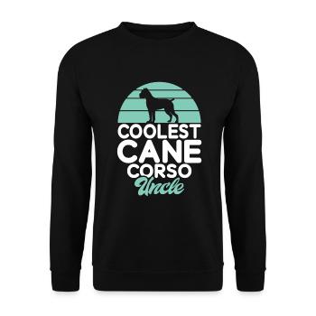 Cane Corso Gifts - Unisex Sweatshirt - black - Front - Alina (178cm) & Michal (187cm)