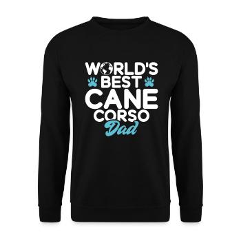 Cane Corso Gifts - Unisex Sweatshirt - black - Front - Alina (178cm) & Michal (187cm)