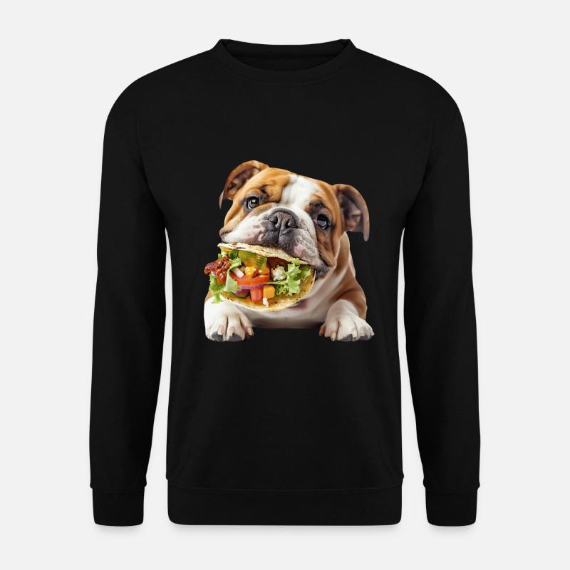 English Bulldog - Unisex Pullover - Schwarz