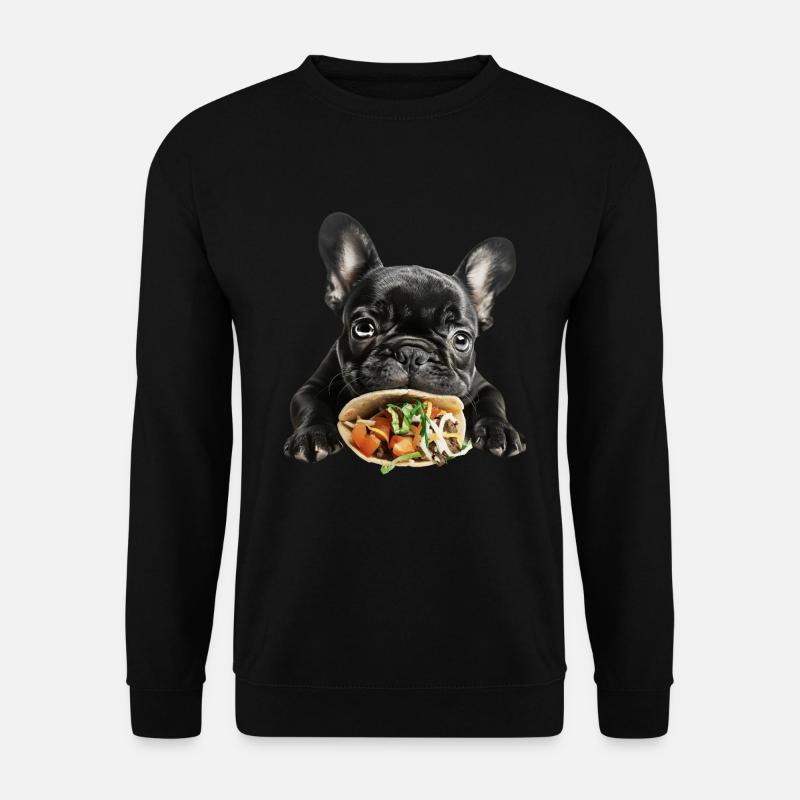 French Bulldog - Unisex Pullover - Schwarz