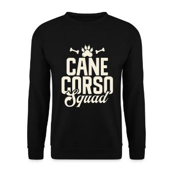 Cane Corso Gifts - Unisex Sweatshirt - black - Front - Alina (178cm) & Michal (187cm)