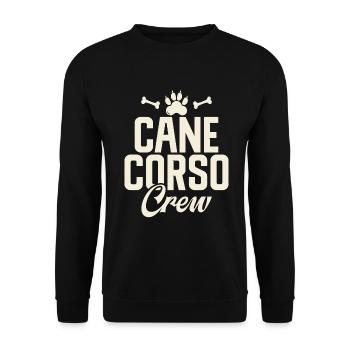 Cane Corso Gifts - Unisex Sweatshirt - black - Front - Alina (178cm) & Michal (187cm)