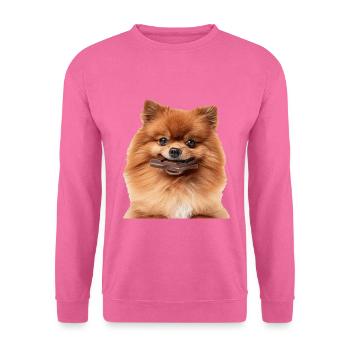 Dwarf spitz - Unisex Sweatshirt - pink - Front