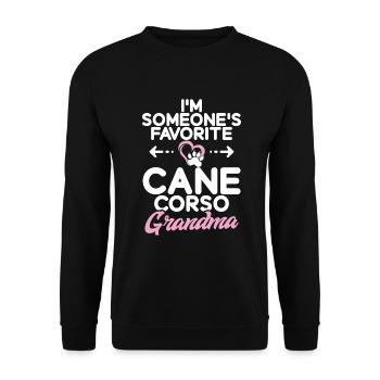 Cadeaux Cane Corso - Sweat-shirt Unisexe - noir - Devant - Alina (178cm) & Michal (187cm)