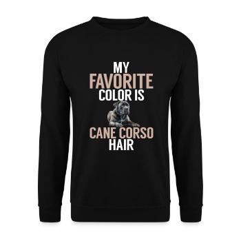 Cane Corso Gifts - Unisex Sweatshirt - black - Front - Alina (178cm) & Michal (187cm)