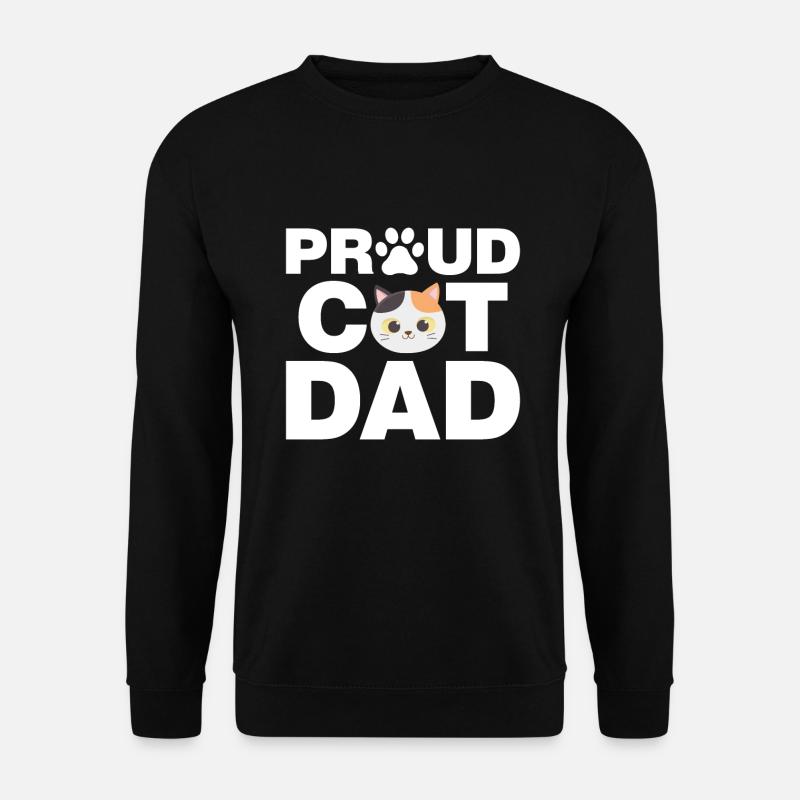 Cat Dad Gifts - Unisex Pullover - Schwarz