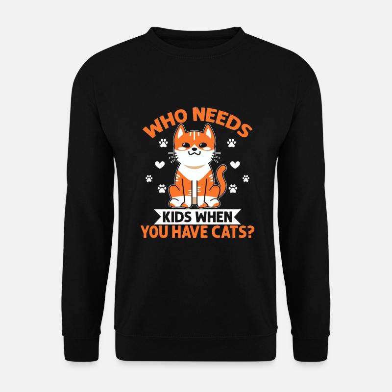 Cat Dad Gifts - Unisex Sweatshirt - black