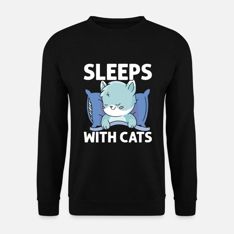 Cat Dad Gifts - Unisex Pullover - Schwarz