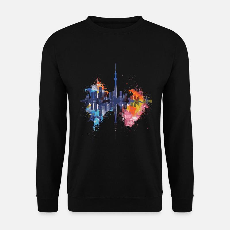 Fukuoka - Unisex Pullover - Schwarz