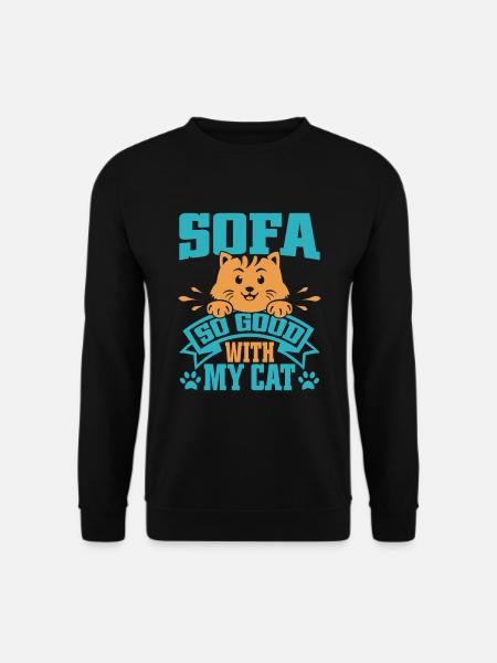 Cat Dad Gifts - Unisex Pullover - Schwarz