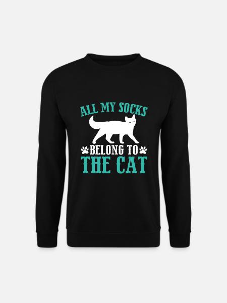 Cat Dad Gifts - Unisex Sweatshirt - black