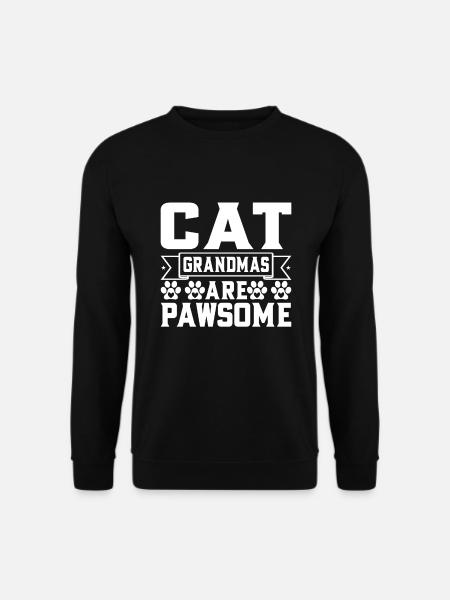 Cat Grandma Gifts - Unisex Sweatshirt - black