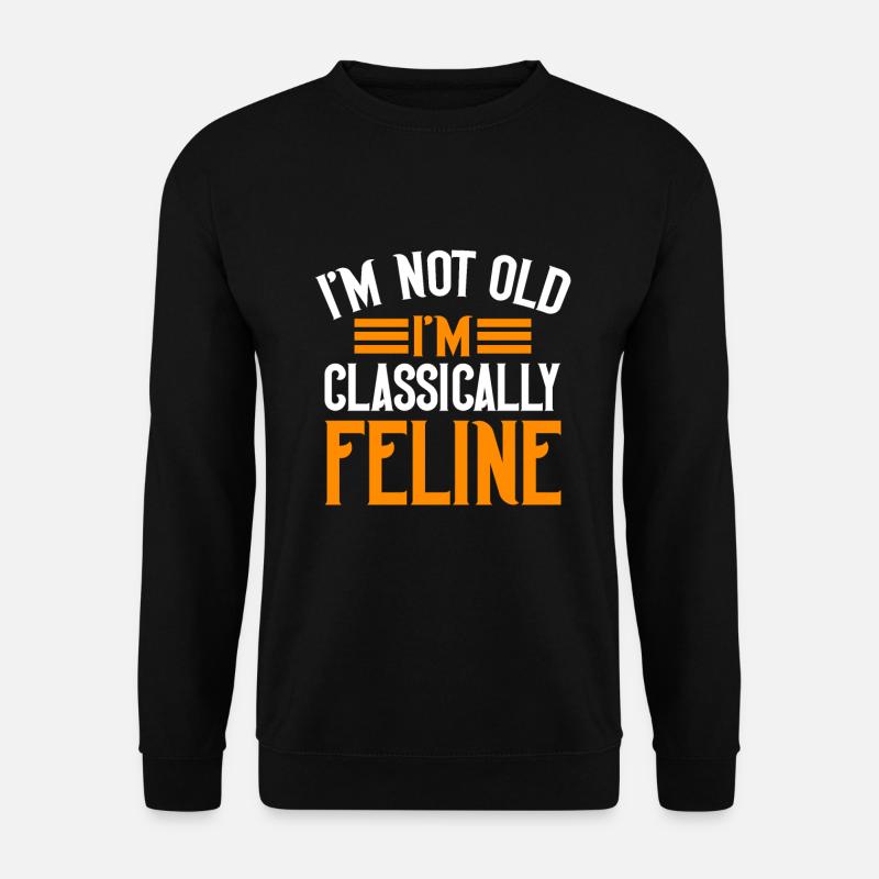Cadeaux de grand-mère chat - Sweat-shirt Unisexe - noir