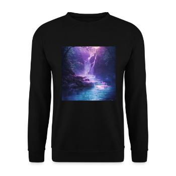 Japan - Unisex Pullover - Schwarz - Vorne - Alina (178cm) & Michal (187cm)