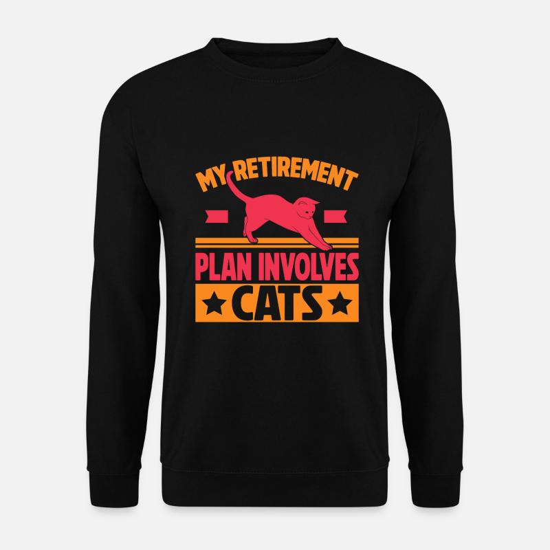 Cadeaux de grand-mère chat - Sweat-shirt Unisexe - noir