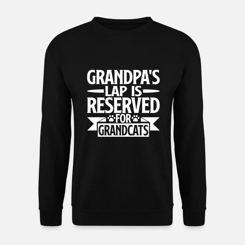 Chats Cadeaux Papy - Sweat-shirt Unisexe - noir