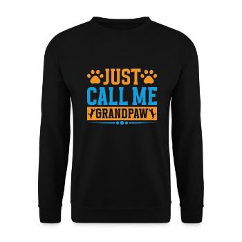 Chats Cadeaux Papy - Sweat-shirt Unisexe - noir - Devant - Alina (178cm) & Michal (187cm)