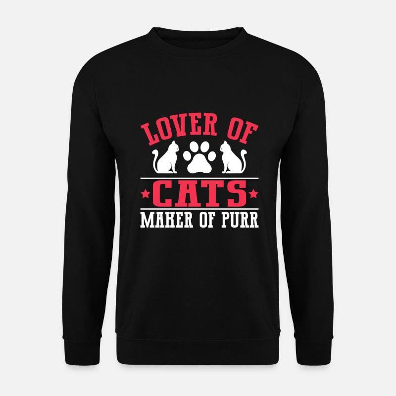 Chats Cadeaux Papy - Sweat-shirt Unisexe - noir