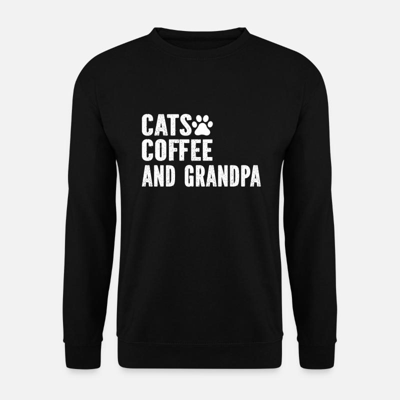 Chats Cadeaux Papy - Sweat-shirt Unisexe - noir