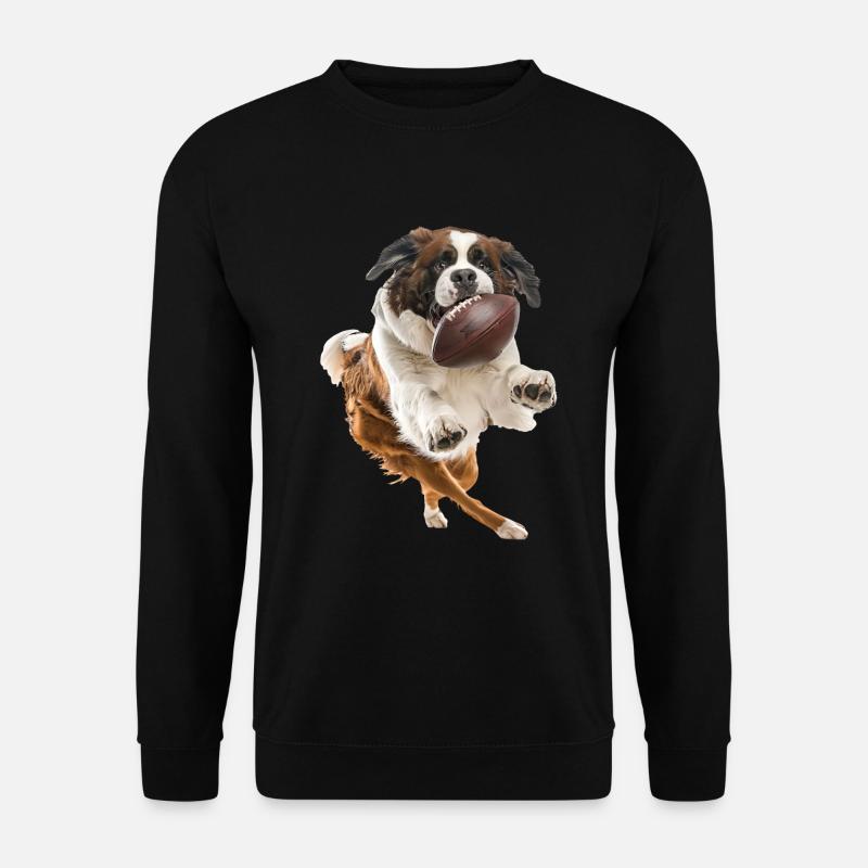 Bernhardiner - Unisex Pullover - Schwarz