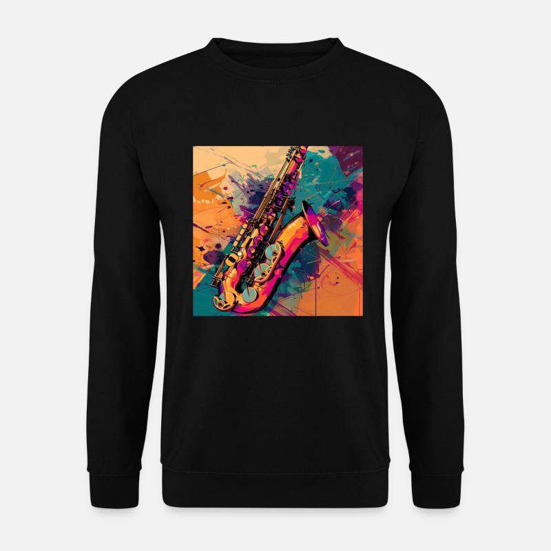 Saxophone - Unisex Sweatshirt - black