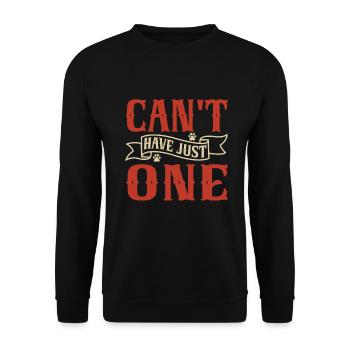 Cat Mom Gifts - Unisex Pullover - Schwarz - Vorne - Alina (178cm) & Michal (187cm)