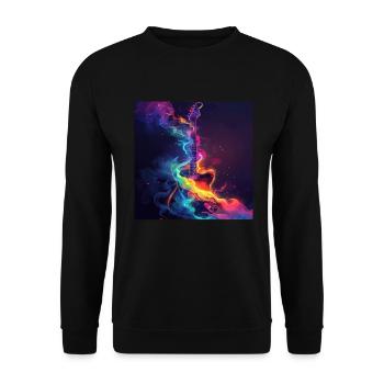 Guitare - Sweat-shirt Unisexe - noir - Devant - Alina (178cm) & Michal (187cm)