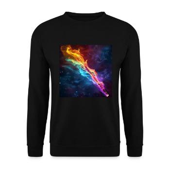 Flûte traversière - Sweat-shirt Unisexe - noir - Devant - Alina (178cm) & Michal (187cm)