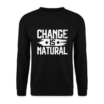 Chameleon Gifts - Unisex Sweatshirt - black - Front - Alina (178cm) & Michal (187cm)