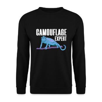 Chameleon Gifts - Unisex Sweatshirt - black - Front - Alina (178cm) & Michal (187cm)