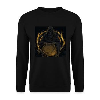 Schlagzeug - Unisex Pullover - Schwarz - Vorne - Alina (178cm) & Michal (187cm)