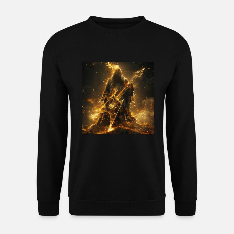 Gitarre - Unisex Pullover - Schwarz