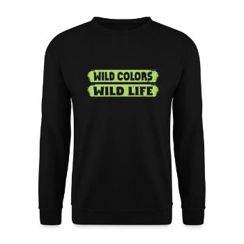 Chameleon Gifts - Unisex Sweatshirt - black - Front - Alina (178cm) & Michal (187cm)
