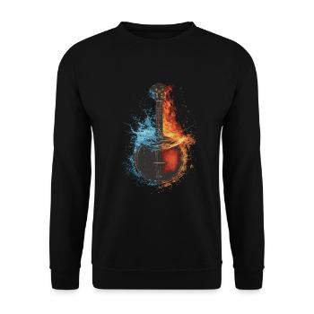 Banjo - Unisex Pullover - Schwarz - Vorne - Alina (178cm) & Michal (187cm)