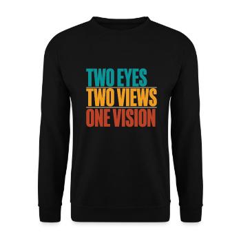 Chameleon Gifts - Unisex Pullover - Schwarz - Vorne - Alina (178cm) & Michal (187cm)