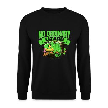 Chameleon Gifts - Unisex Pullover - Schwarz - Vorne - Alina (178cm) & Michal (187cm)